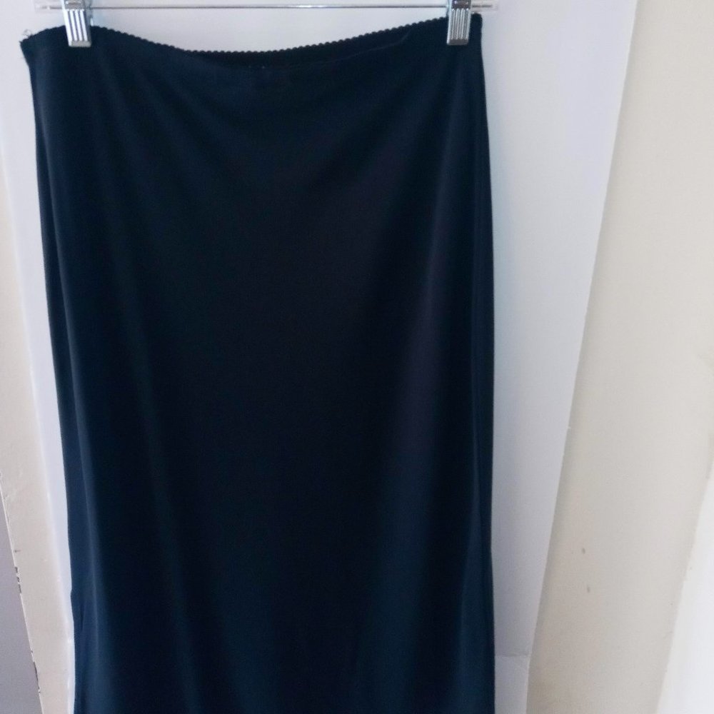 Gap Black Nylon Blend Pencil Skirt